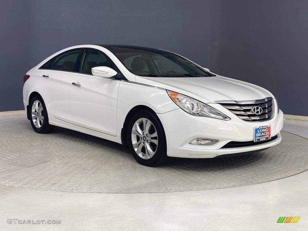 2013 Sonata Limited - Shimmering White / Camel photo #38