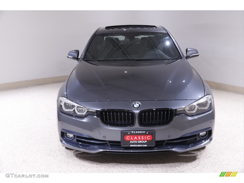 2018 3 Series 340i xDrive Sedan - Mineral Grey Metallic / Black photo #2