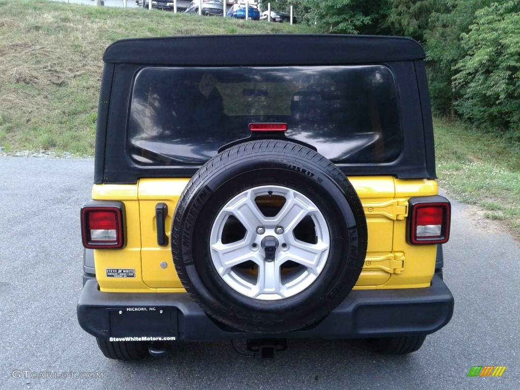 2019 Wrangler Unlimited Sport 4x4 - Hellayella / Black photo #7