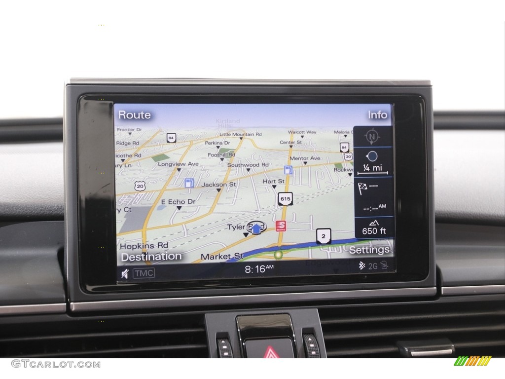 2014 A6 2.0T quattro Sedan - Glacier White Metallic / Black photo #11