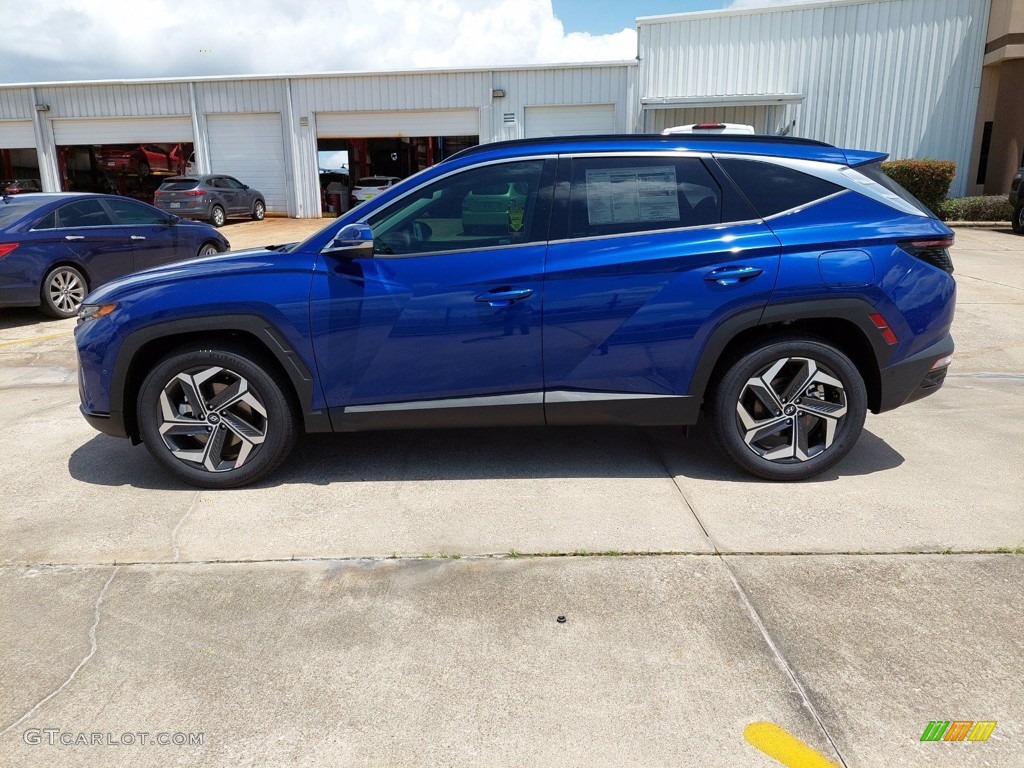 2022 Tucson Limited - Intense Blue / Black photo #7