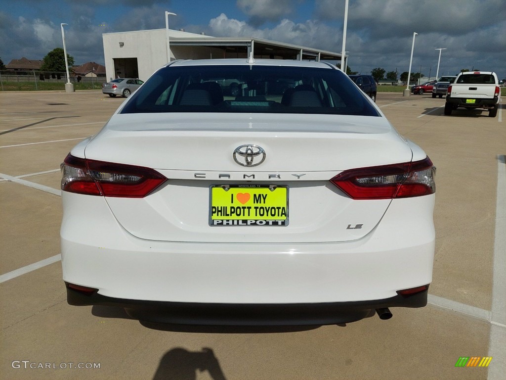 2021 Camry LE - Super White / Ash photo #8