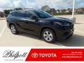 2021 Midnight Black Metallic Toyota Highlander LE  photo #1