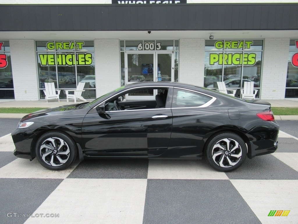 2017 Accord LX-S Coupe - Crystal Black Pearl / Black photo #1