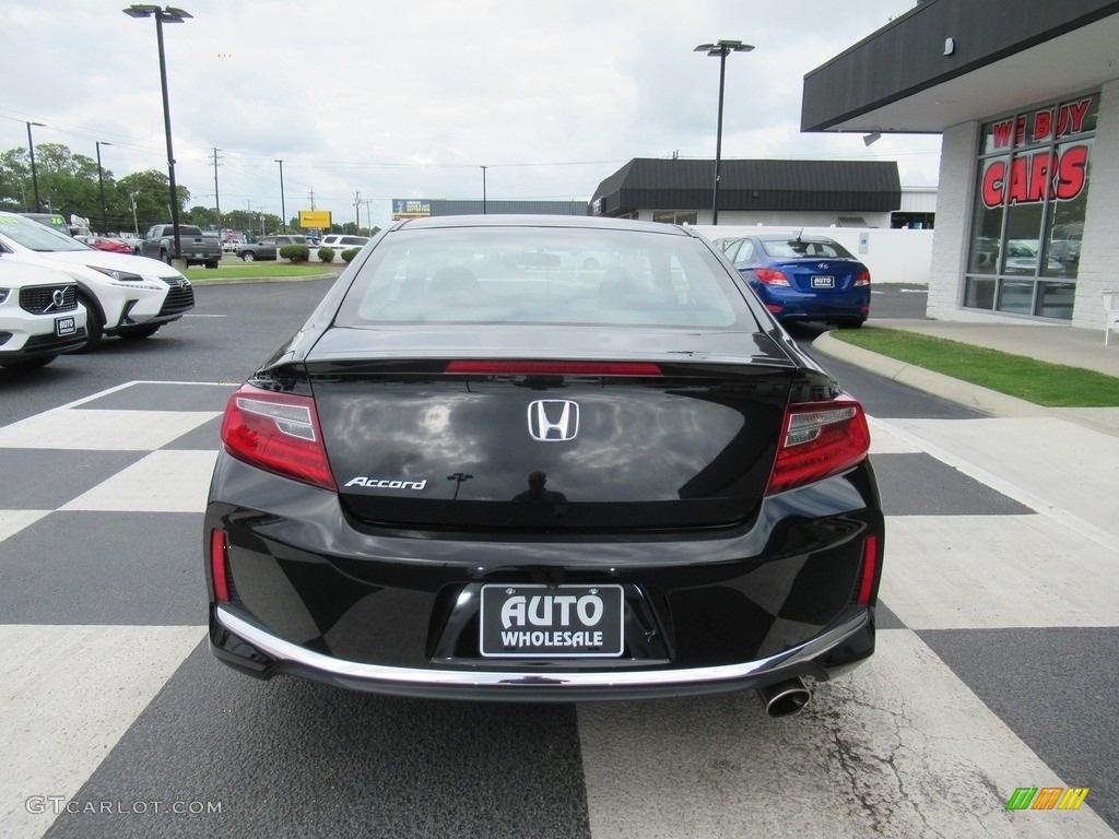 2017 Accord LX-S Coupe - Crystal Black Pearl / Black photo #4