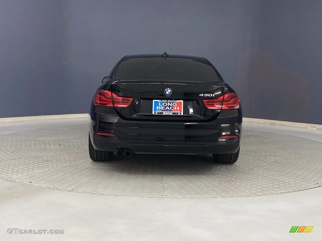 2018 4 Series 430i Gran Coupe - Jet Black / Black photo #4