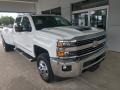 Summit White 2018 Chevrolet Silverado 3500HD LTZ Crew Cab 4x4 Exterior