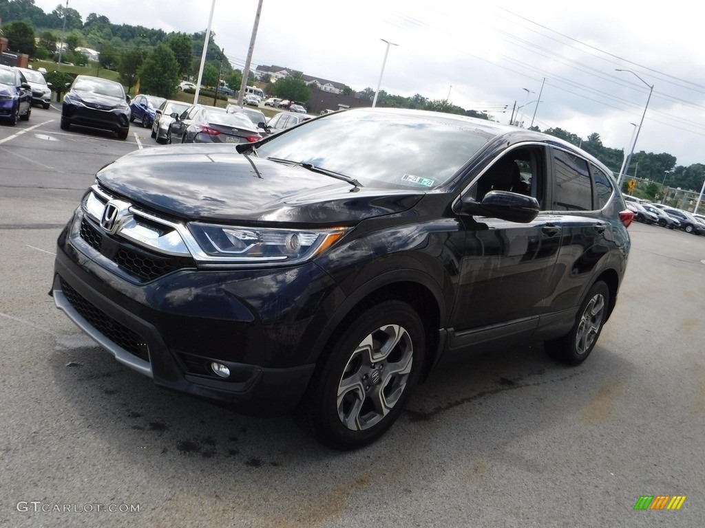 2019 CR-V EX-L AWD - Crystal Black Pearl / Black photo #6