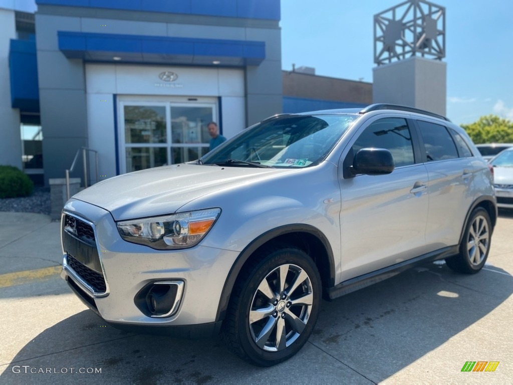 Quick Silver Metallic 2013 Mitsubishi Outlander Sport LE AWD Exterior Photo #142197979