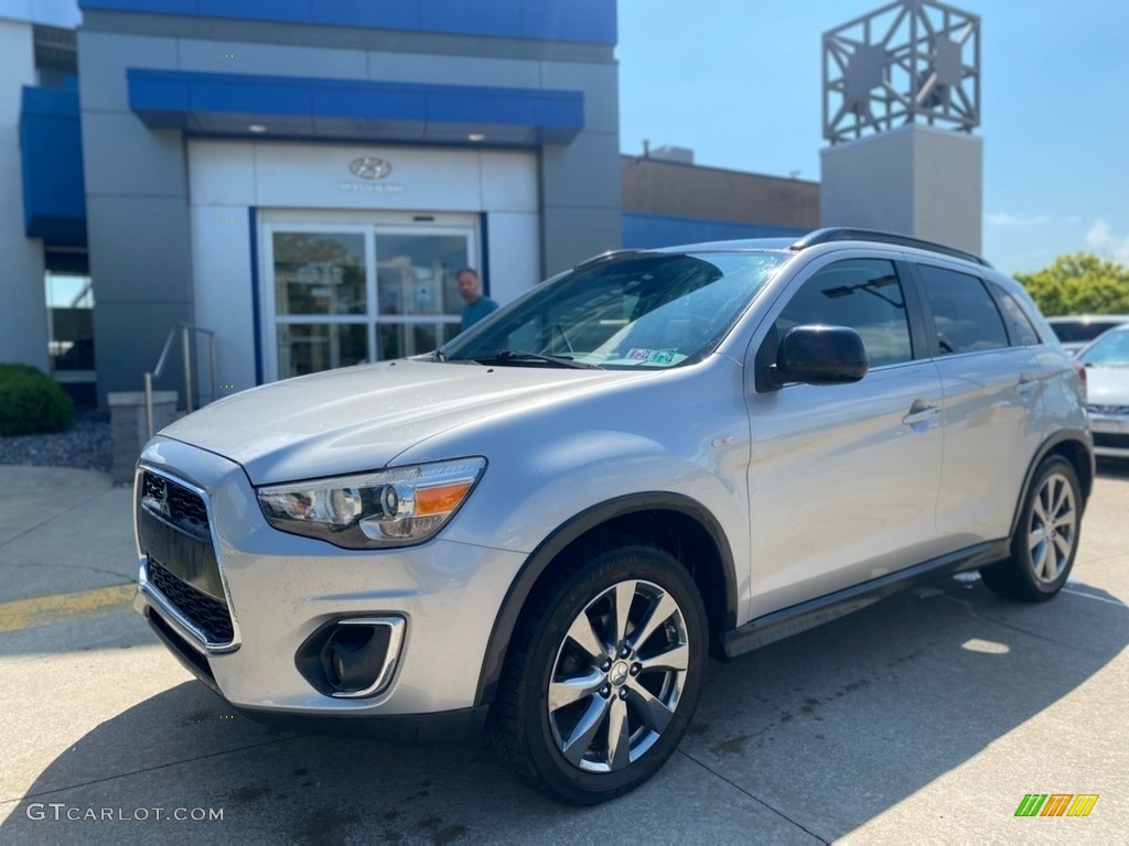 2013 Outlander Sport LE AWD - Quick Silver Metallic / Black photo #1