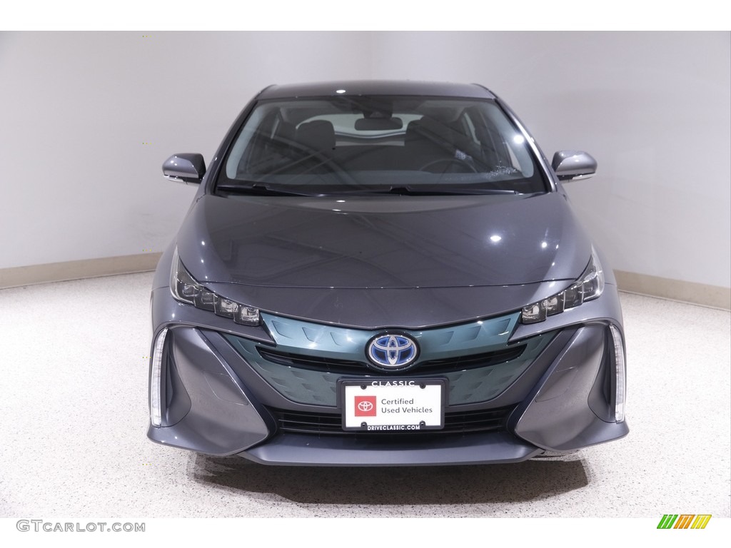 2018 Prius Prime Plus - Magnetic Gray Metallic / Black photo #2