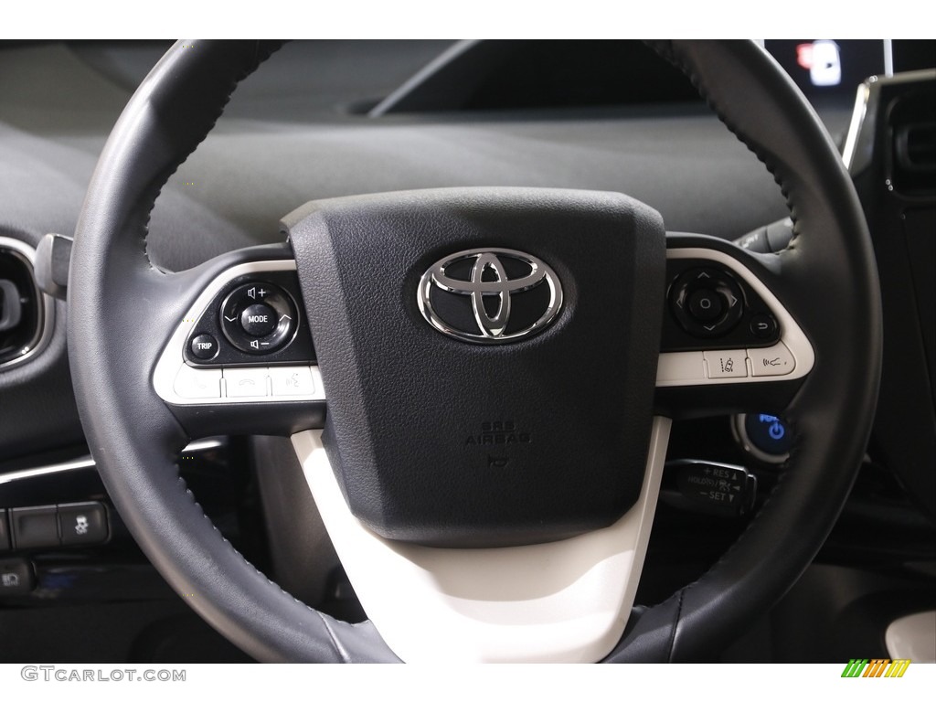 2018 Prius Prime Plus - Magnetic Gray Metallic / Black photo #7