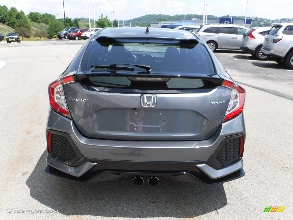 2019 Civic Sport Hatchback - Polished Metal Metallic / Black photo #7