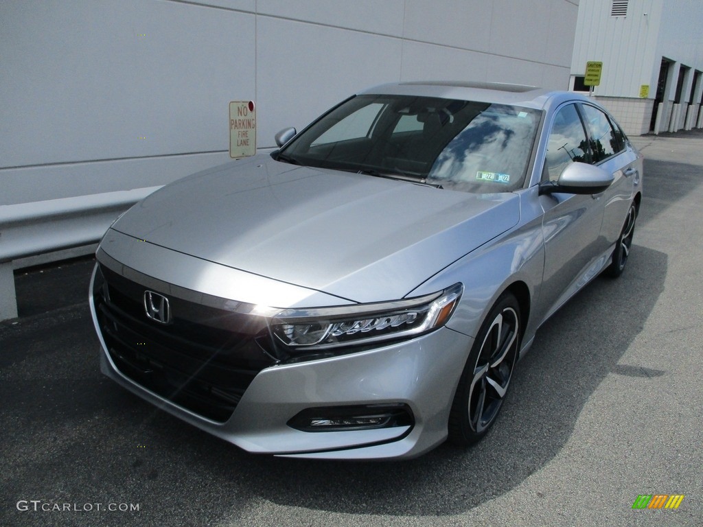 Lunar Silver Metallic 2018 Honda Accord Sport Sedan Exterior Photo #142199086