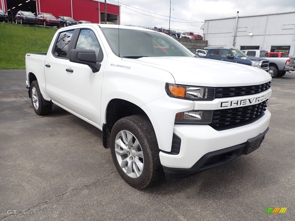 2020 Silverado 1500 Custom Crew Cab 4x4 - Summit White / Jet Black photo #7