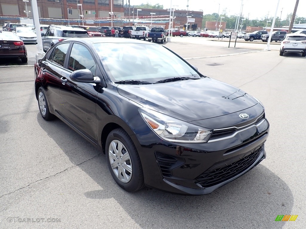 2021 Rio LX - Aurora Black / Black photo #3