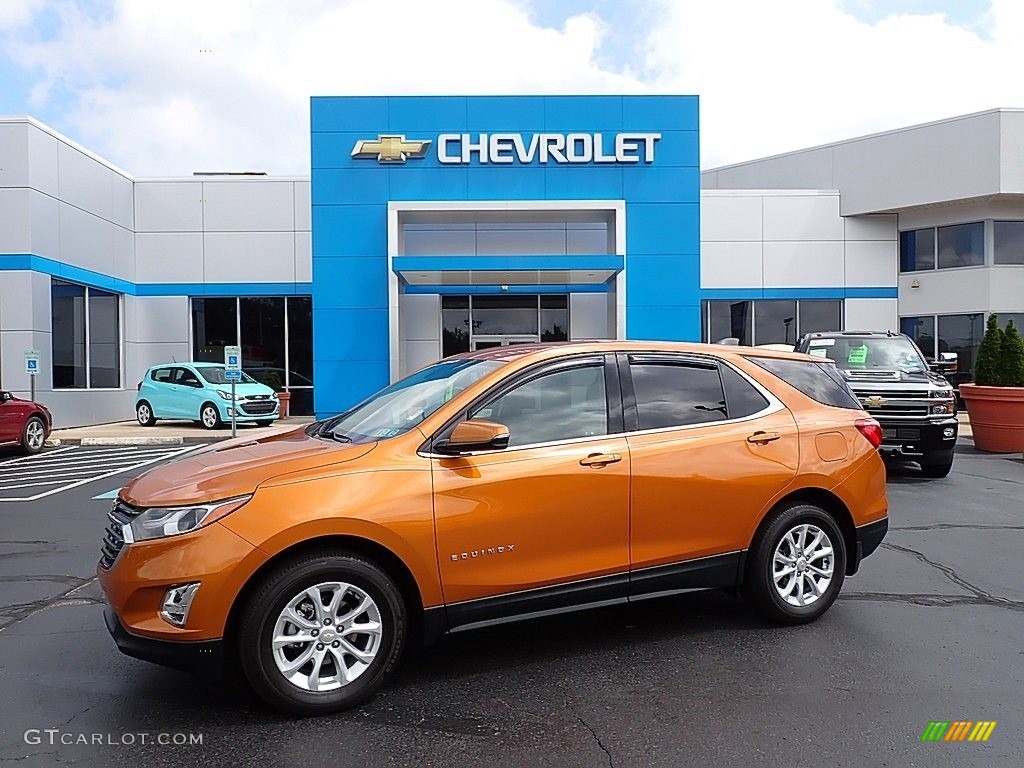 2018 Equinox LT AWD - Orange Burst Metallic / Jet Black photo #1
