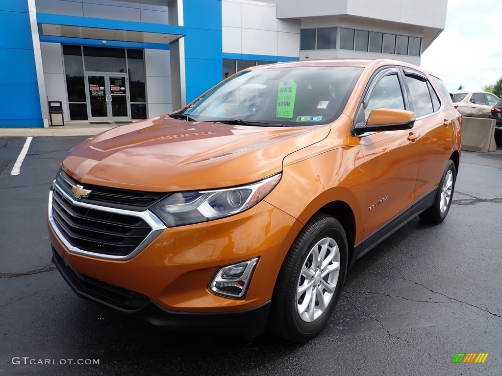 2018 Equinox LT AWD - Orange Burst Metallic / Jet Black photo #2