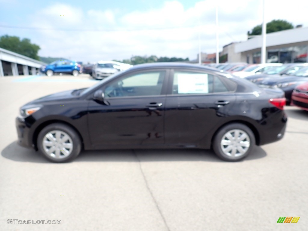 2021 Rio LX - Aurora Black / Black photo #6