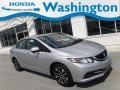 Alabaster Silver Metallic 2015 Honda Civic EX Sedan