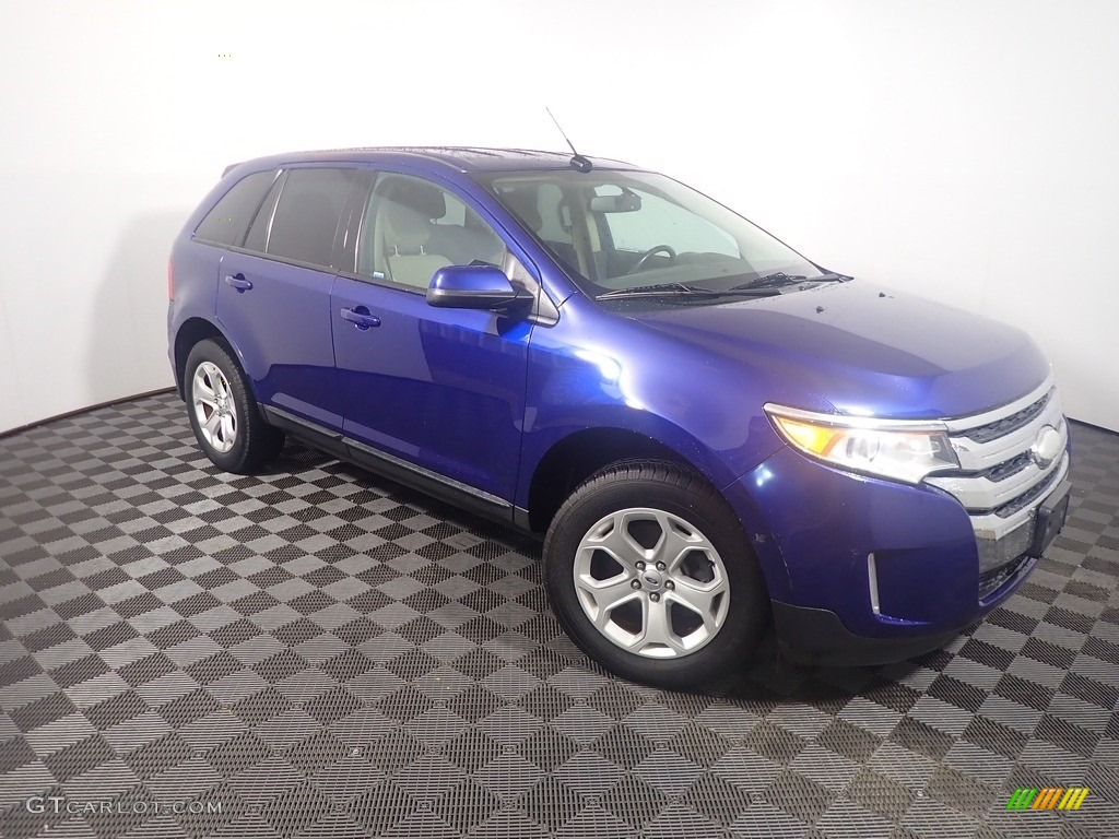 2014 Edge SEL - Deep Impact Blue / Medium Light Stone photo #3