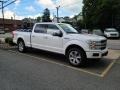 2018 White Platinum Ford F150 Platinum SuperCrew 4x4  photo #4