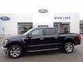 2021 Antimatter Blue Ford F150 XLT SuperCrew 4x4  photo #1