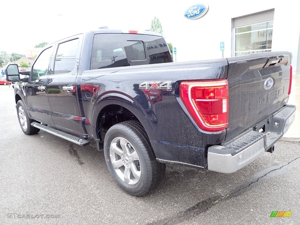 2021 F150 XLT SuperCrew 4x4 - Antimatter Blue / Medium Dark Slate photo #3