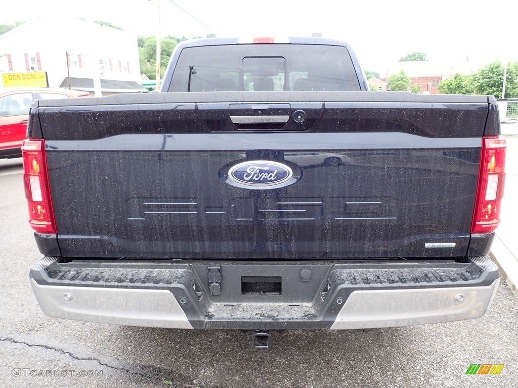 2021 F150 XLT SuperCrew 4x4 - Antimatter Blue / Medium Dark Slate photo #4