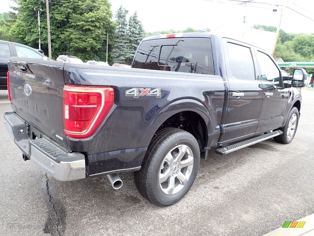 2021 F150 XLT SuperCrew 4x4 - Antimatter Blue / Medium Dark Slate photo #5
