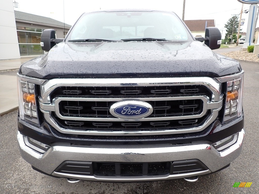 2021 F150 XLT SuperCrew 4x4 - Antimatter Blue / Medium Dark Slate photo #8