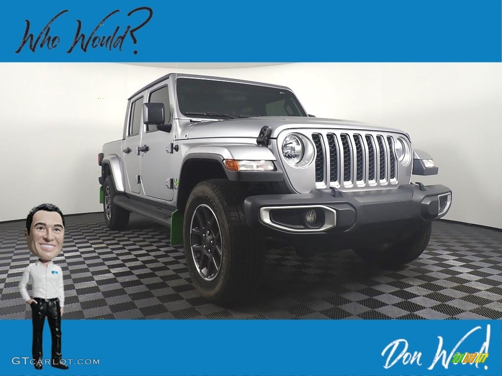 2020 Gladiator Overland 4x4 - Billet Silver Metallic / Black photo #1