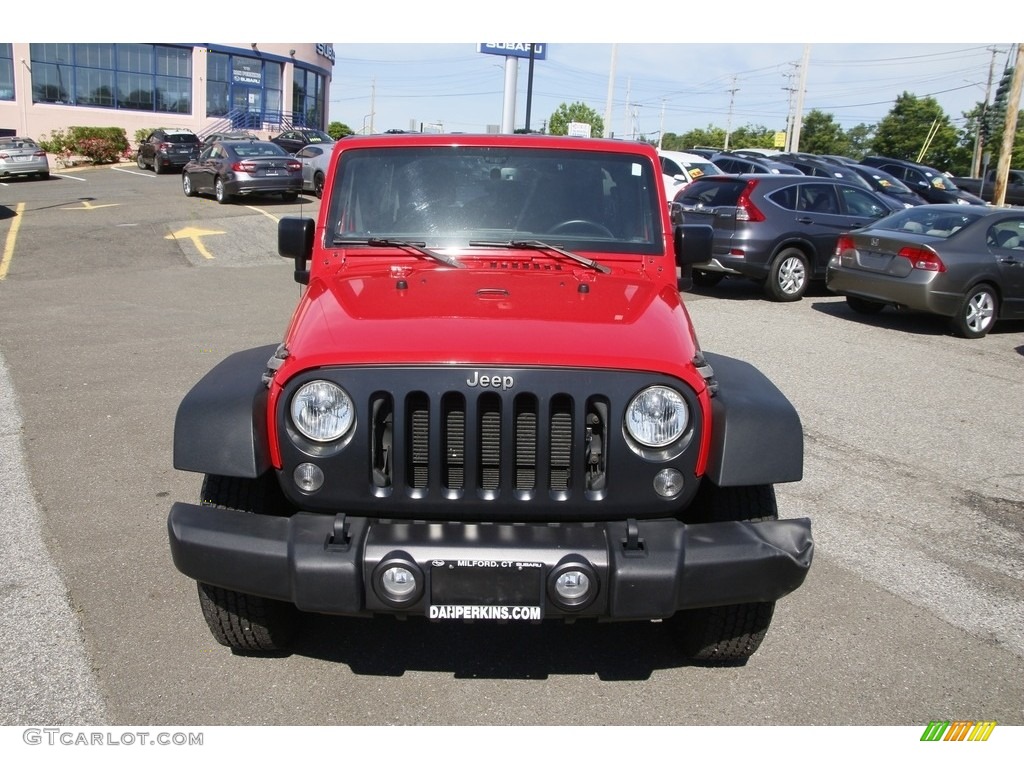 2016 Wrangler Unlimited Sport 4x4 - Firecracker Red / Black photo #2