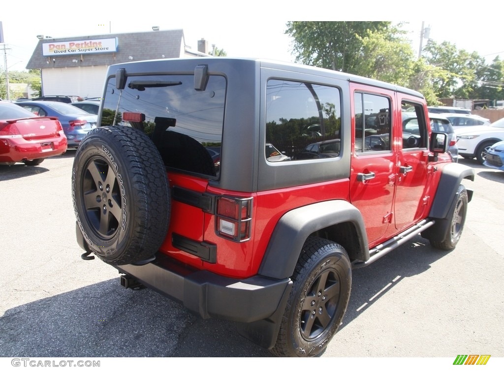 2016 Wrangler Unlimited Sport 4x4 - Firecracker Red / Black photo #5