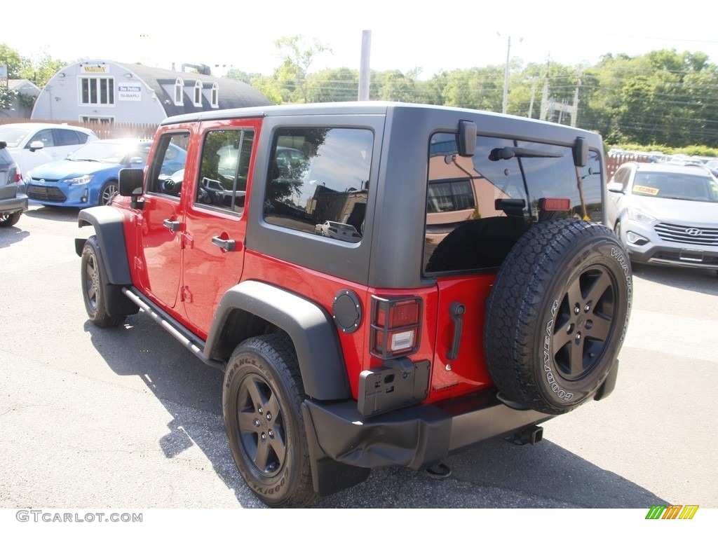 2016 Wrangler Unlimited Sport 4x4 - Firecracker Red / Black photo #7