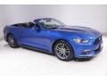 Lightning Blue 2017 Ford Mustang EcoBoost Premium Convertible