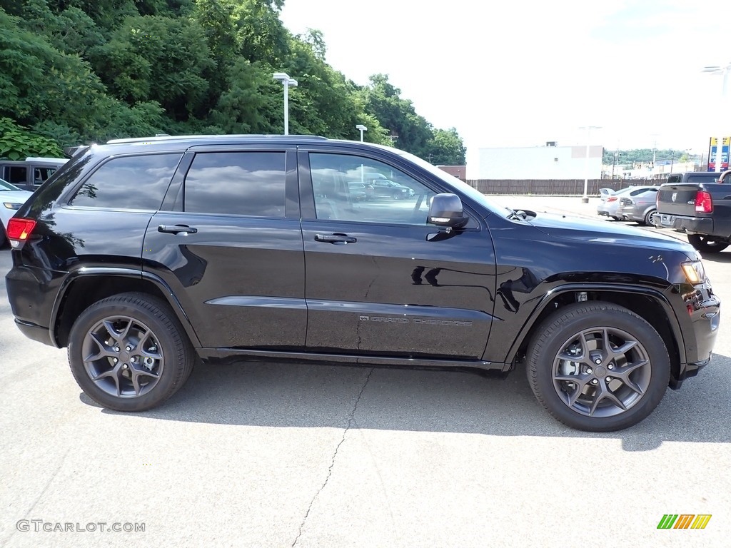 Diamond Black Crystal Pearl 2021 Jeep Grand Cherokee Limited 4x4 Exterior Photo #142203355