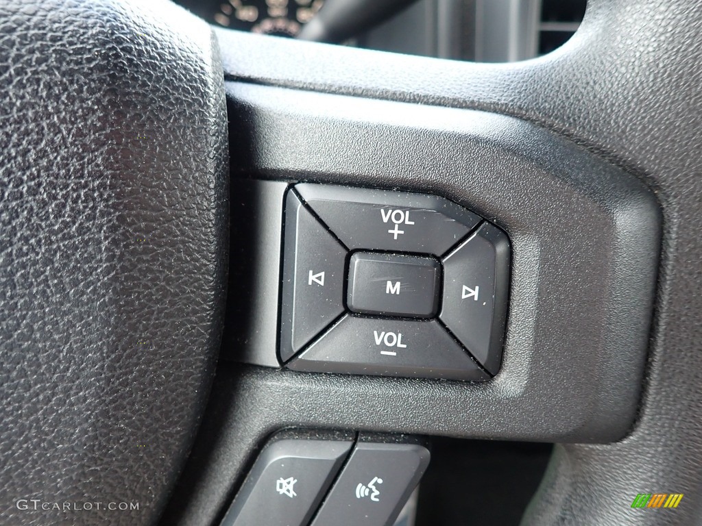 2015 Ford F150 XL Regular Cab 4x4 Medium Earth Gray Steering Wheel Photo #142204894