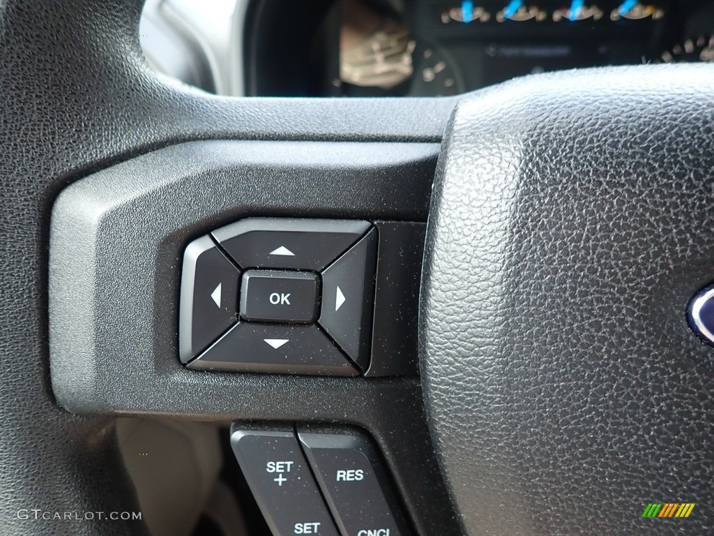 2015 Ford F150 XL Regular Cab 4x4 Medium Earth Gray Steering Wheel Photo #142204924