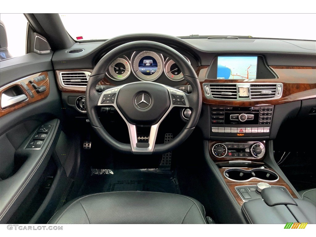2014 Mercedes-Benz CLS 550 Coupe Black Dashboard Photo #142205368