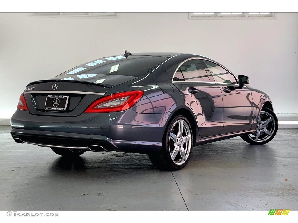 Steel Gray Metallic 2014 Mercedes-Benz CLS 550 Coupe Exterior Photo #142205605