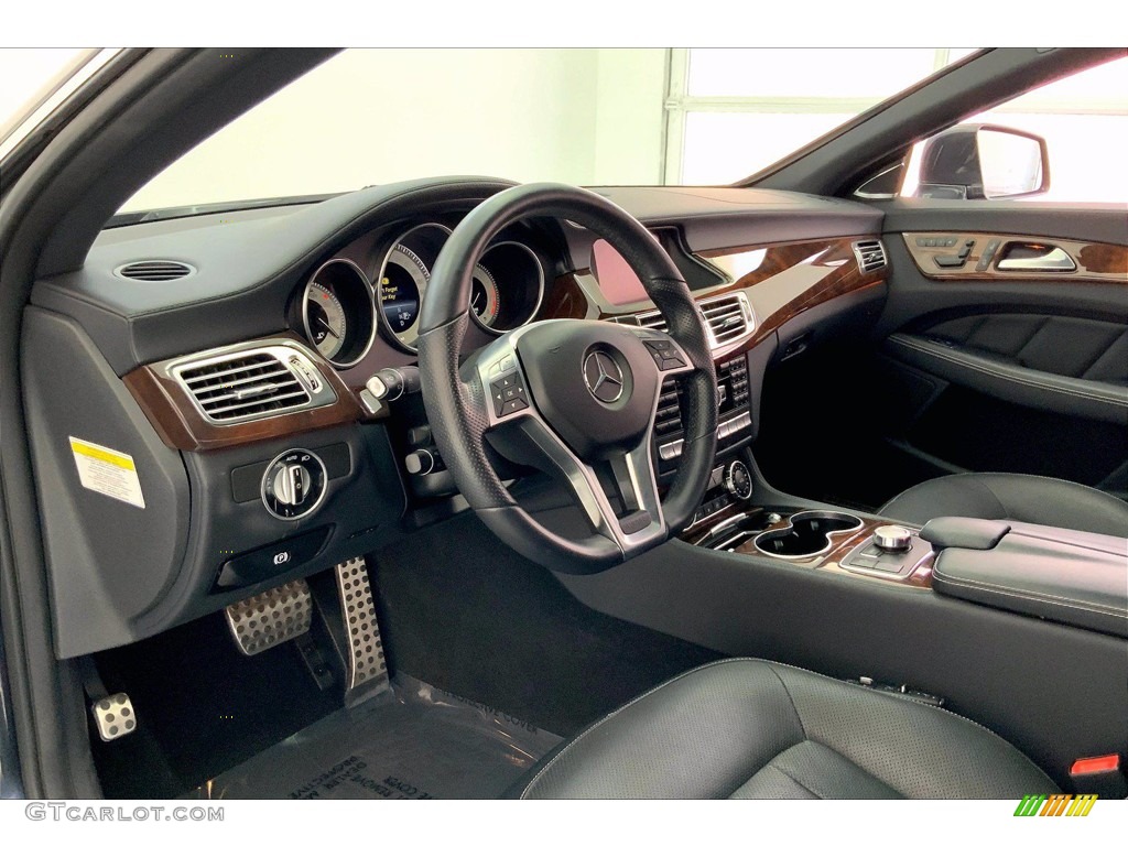 Black Interior 2014 Mercedes-Benz CLS 550 Coupe Photo #142205629