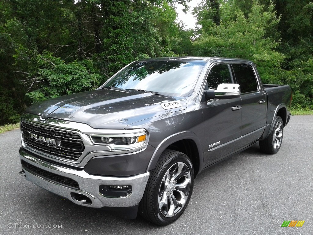 Granite Crystal Metallic 2021 Ram 1500 Limited Crew Cab 4x4 Exterior Photo #142205830