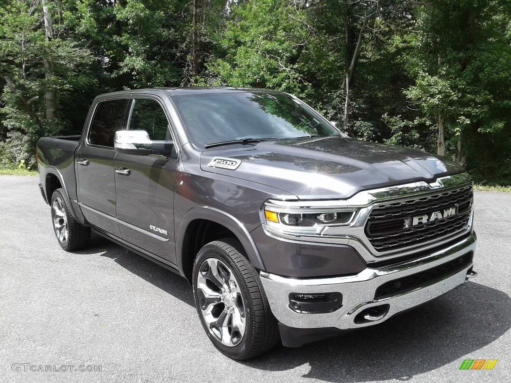 Granite Crystal Metallic 2021 Ram 1500 Limited Crew Cab 4x4 Exterior Photo #142205878