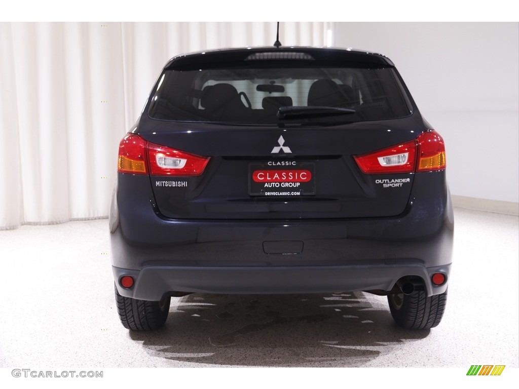 2013 Outlander Sport ES - Labrador Black Pearl / Black photo #14