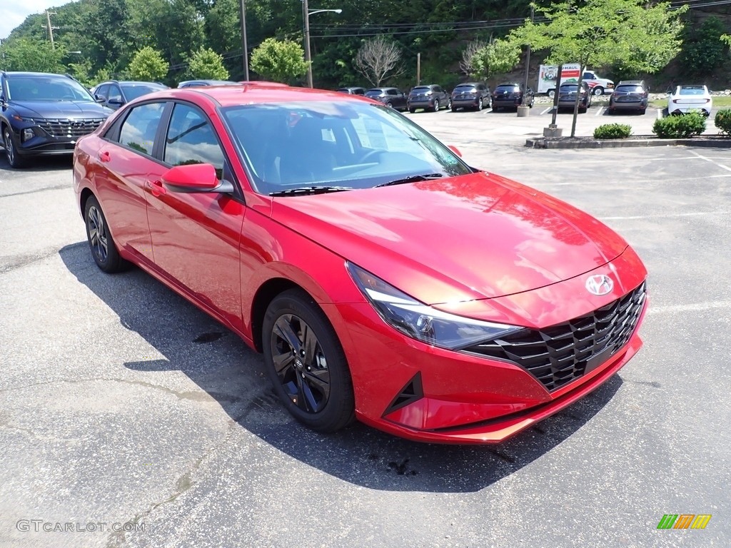2021 Elantra SEL - Calypso Red / Black photo #3