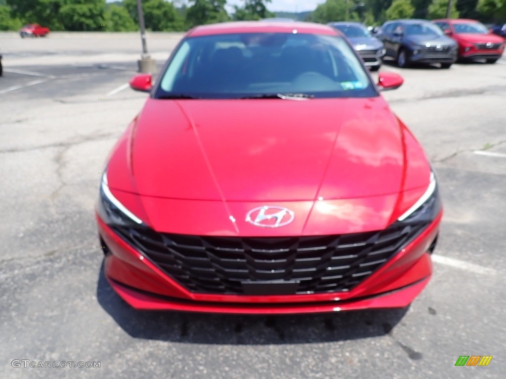 2021 Elantra SEL - Calypso Red / Black photo #4