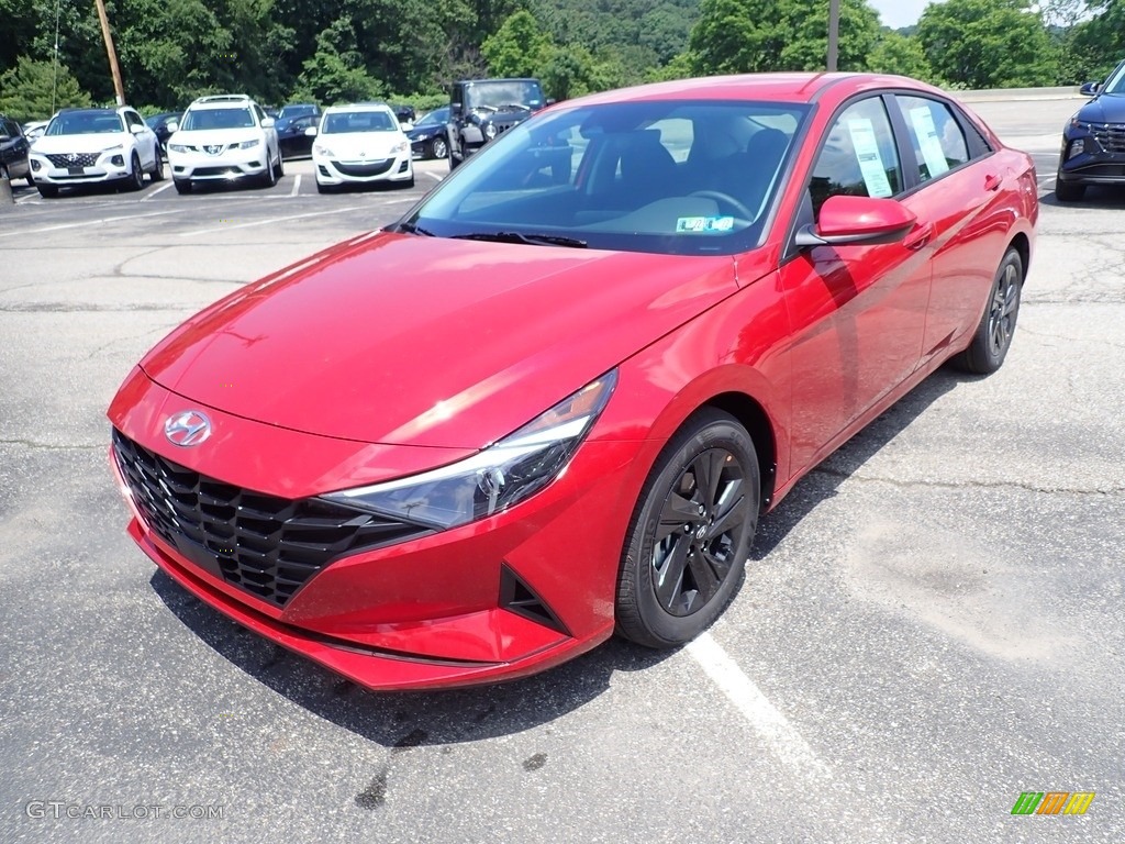 2021 Elantra SEL - Calypso Red / Black photo #5