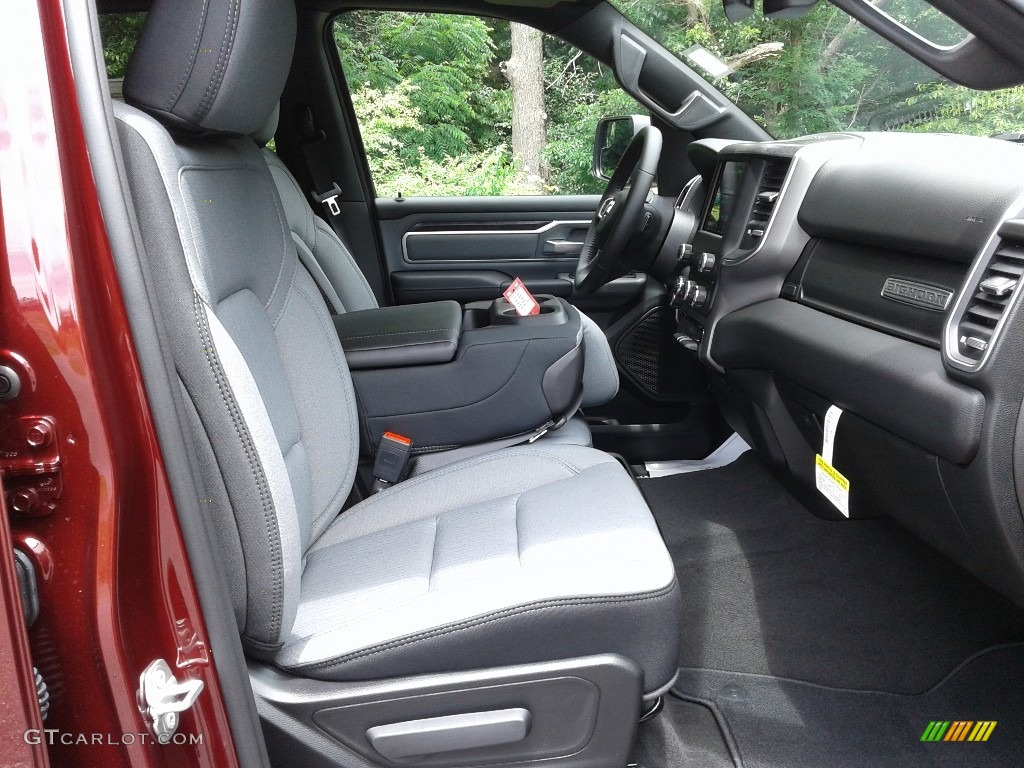 Diesel Gray/Black Interior 2021 Ram 1500 Big Horn Quad Cab 4x4 Photo #142207243
