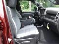 Diesel Gray/Black 2021 Ram 1500 Big Horn Quad Cab 4x4 Interior Color